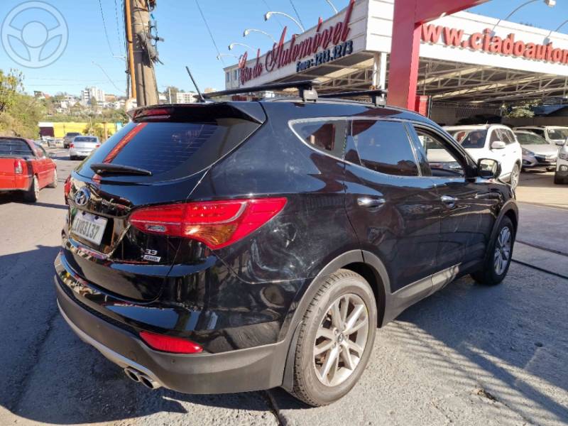 HYUNDAI - SANTA FÉ 3.3 MPFI 4X4 7 LUGARES V6 270CV 4P AUTOMÁTICO - 2013/2014 - PRETA - R$ 89.000,00