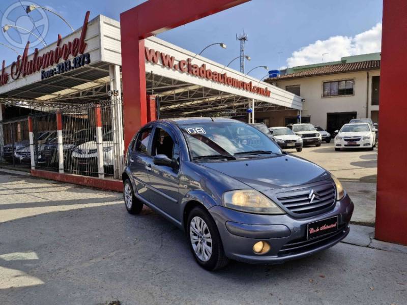 CITROËN - C3 1.4 I EXCLUSIVE 8V FLEX 4P MANUAL - 2008/2008 - CINZA - R$ 22.900,00