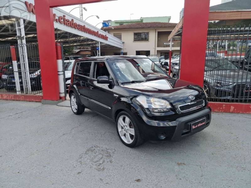 KIA MOTORS - SOUL 1.6 EX 16V FLEX 4P MANUAL - 2011/2012 - PRETA - R$ 42.900,00