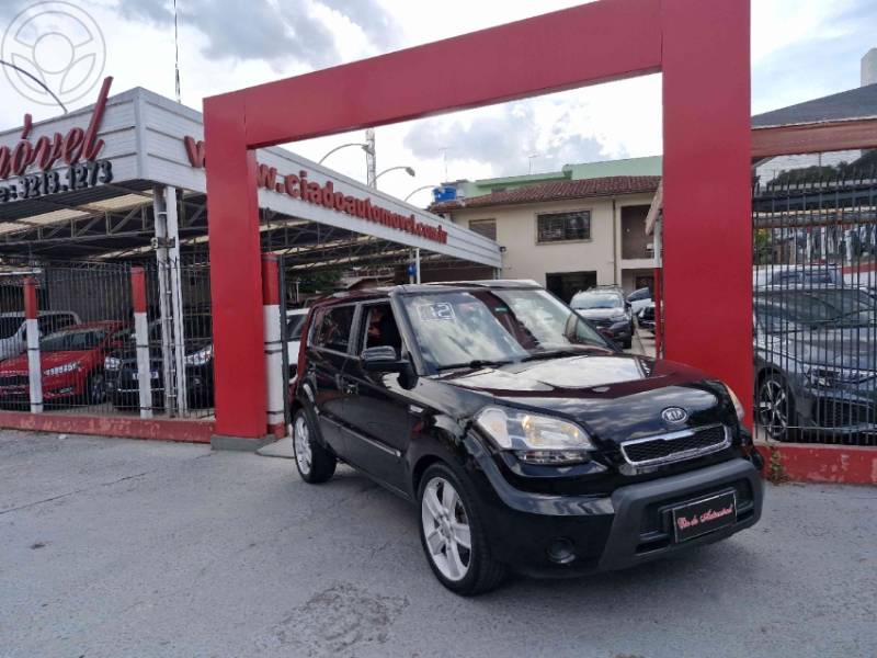 KIA MOTORS - SOUL 1.6 EX 16V FLEX 4P MANUAL - 2011/2012 - PRETA - R$ 42.900,00