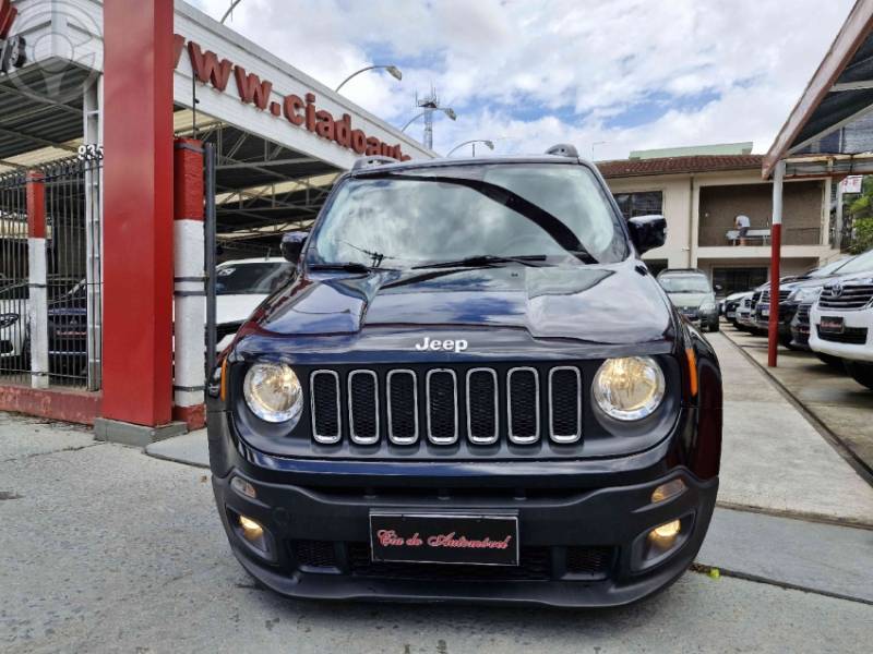 JEEP - RENEGADE 1.8 16V FLEX LONGITUDE 4P AUTOMÁTICO - 2017/2017 - PRETA - R$ 64.900,00
