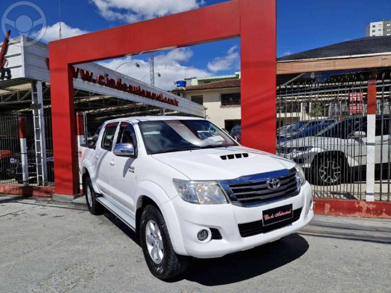 TOYOTA - HILUX 3.0 SRV TOP 4X4 CD 16V TURBO INTERCOOLER DIESEL 4P AUTOMÁTICO - 2014/2015 - BRANCA - R$ 149.000,00