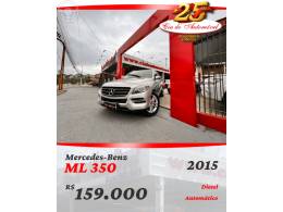 MERCEDES-BENZ - ML 350 3.0 BLUETEC V6 DIESEL 4P AUTOMÁTICO - 2015/2015 - PRATA - R$ 159.000,00