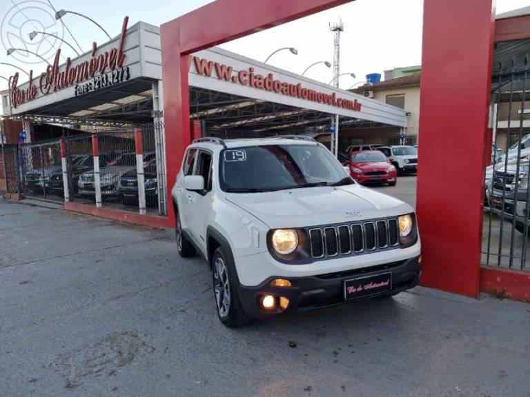 JEEP - RENEGADE 2.0 16V TURBO DIESEL LONGITUDE 4P 4X4 AUTOMÁTICO - 2019/2019 - BRANCA - R$ 94.500,00