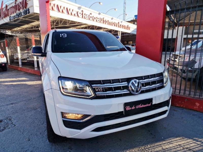 VOLKSWAGEN - AMAROK 3.0 V6 TDI HIGHLINE CD DIESEL 4MOTION AUTOMÁTICO - 2019/2019 - BRANCA - R$ 155.000,00