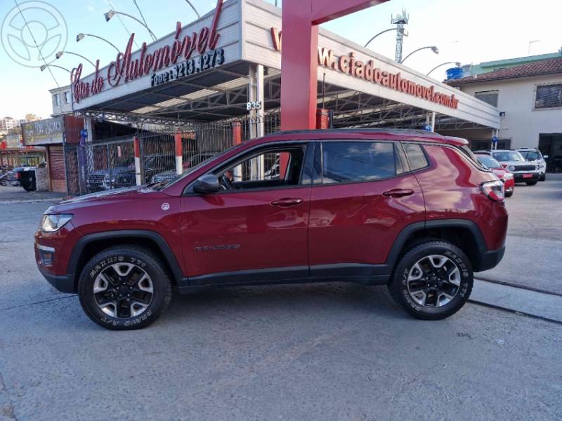 JEEP - COMPASS 2.0 16V DIESEL TRAILHAWK 4X4 AUTOMÁTICO - 2016/2017 - BORDO - R$ 109.000,00