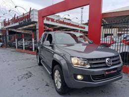VOLKSWAGEN - AMAROK 2.0 HIGHLINE 4X4 CD 16V TURBO INTERCOOLER DIESEL 4P MANUAL - 2010/2011 - CINZA - R$ 69.800,00