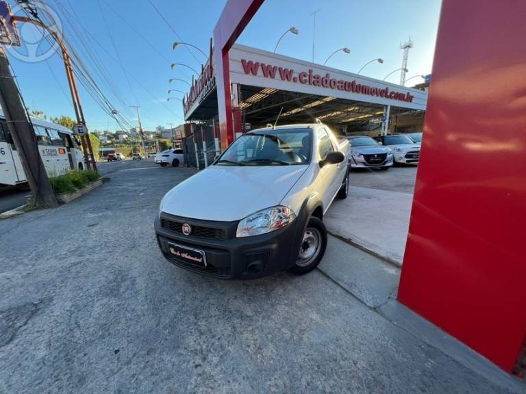 FIAT - STRADA 1.4 MPI HARD WORKING CS 8V FLEX 2P MANUAL - 2019/2020 - BRANCA - R$ 59.800,00