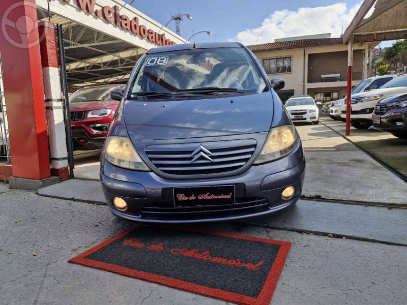 CITROËN - C3 1.4 I EXCLUSIVE 8V FLEX 4P MANUAL - 2008/2008 - CINZA - R$ 22.900,00