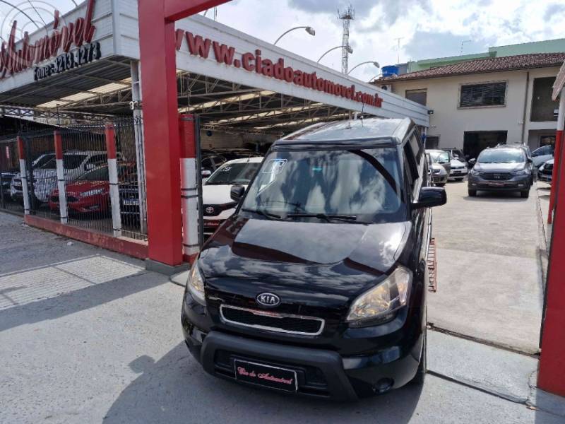 KIA MOTORS - SOUL 1.6 EX 16V FLEX 4P MANUAL - 2011/2012 - PRETA - R$ 42.900,00