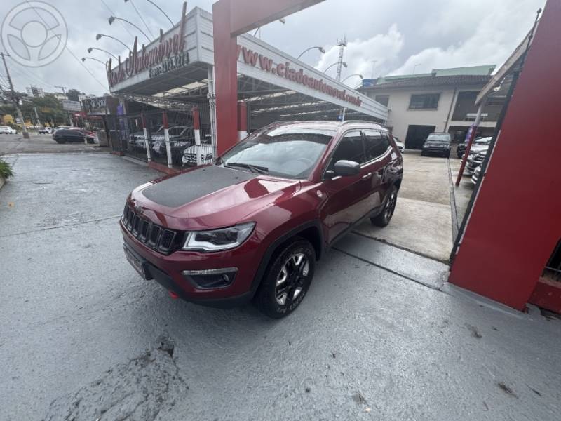 JEEP - COMPASS 2.0 16V DIESEL TRAILHAWK 4X4 AUTOMÁTICO - 2016/2017 - BORDO - R$ 109.000,00