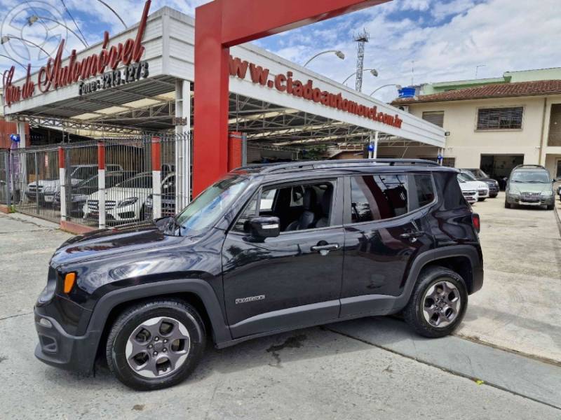 JEEP - RENEGADE 1.8 16V FLEX LONGITUDE 4P AUTOMÁTICO - 2017/2017 - PRETA - R$ 64.900,00