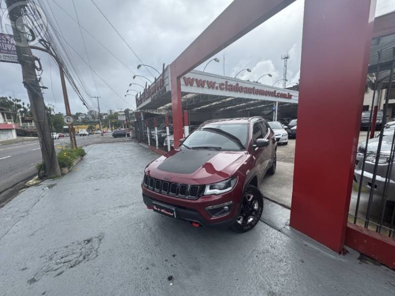 JEEP - COMPASS 2.0 16V DIESEL TRAILHAWK 4X4 AUTOMÁTICO - 2016/2017 - BORDO - R$ 109.000,00
