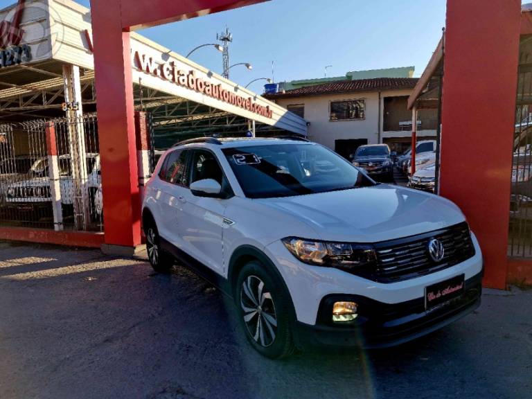 VOLKSWAGEN - T-CROSS 1.0 COMFORTLINE TSI FLEX 4P AUTOMÁTICO - 2021/2021 - BRANCA - R$ 113.000,00