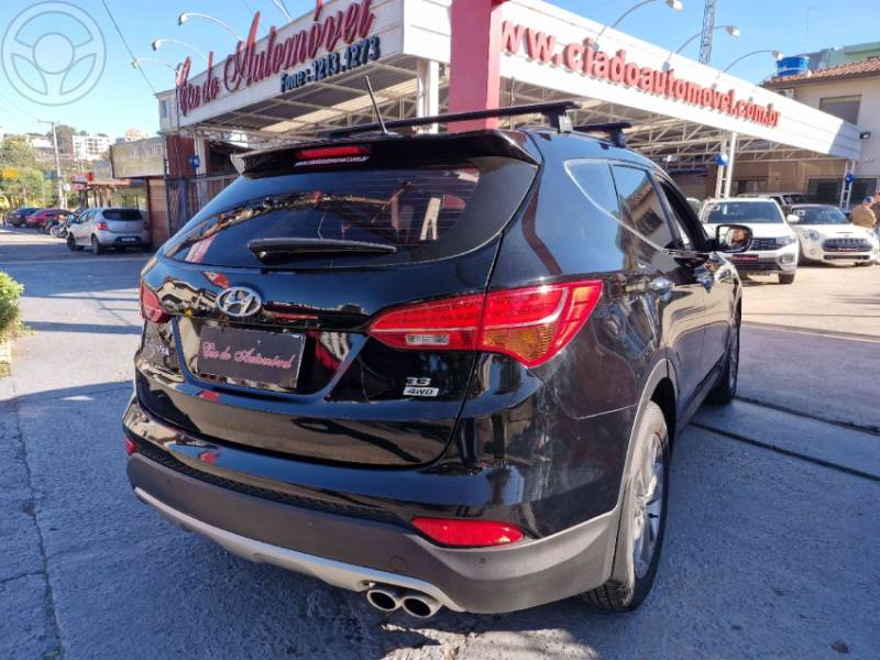 HYUNDAI - SANTA FÉ 3.3 MPFI 4X4 7 LUGARES V6 270CV 4P AUTOMÁTICO - 2013/2014 - PRETA - R$ 89.000,00