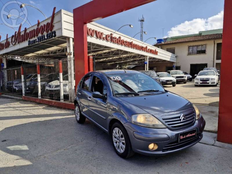 CITROËN - C3 1.4 I EXCLUSIVE 8V FLEX 4P MANUAL - 2008/2008 - CINZA - R$ 22.900,00