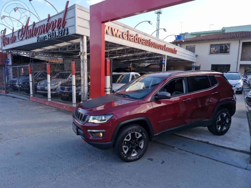 JEEP - COMPASS 2.0 16V DIESEL TRAILHAWK 4X4 AUTOMÁTICO - 2016/2017 - BORDO - R$ 109.000,00