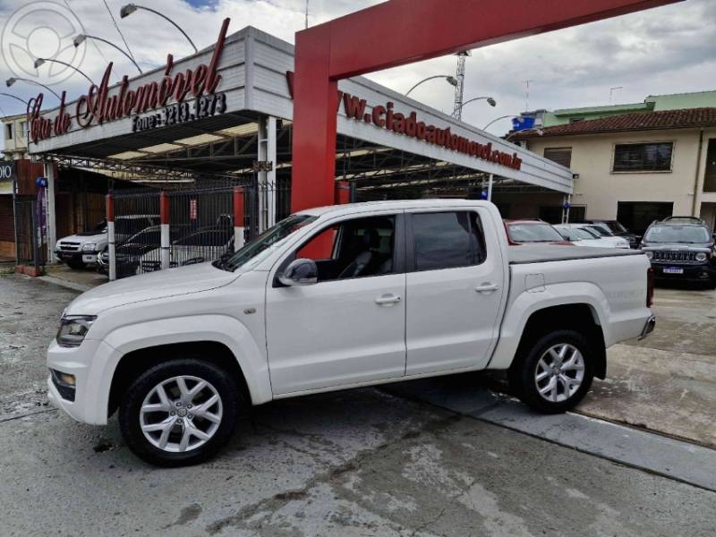 VOLKSWAGEN - AMAROK 3.0 V6 TDI HIGHLINE CD DIESEL 4MOTION AUTOMÁTICO - 2018/2018 - BRANCA - R$ 139.000,00